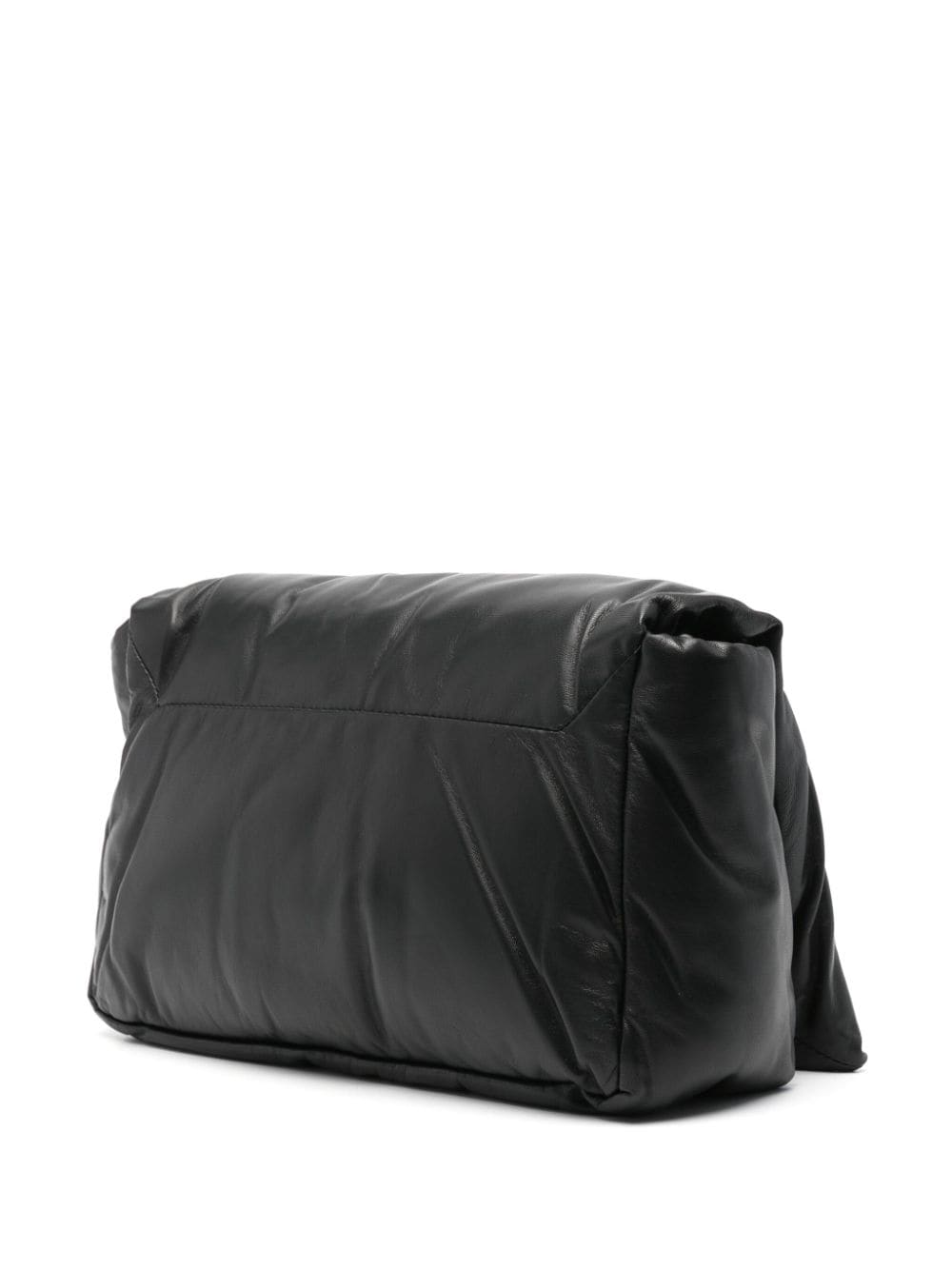 Shop Rick Owens Big Pillow Griffin Messenger Bag In Black