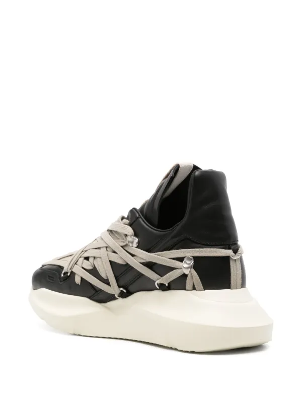 Rick Owens Megalace Geth Runner Sneakers | Black | FARFETCH