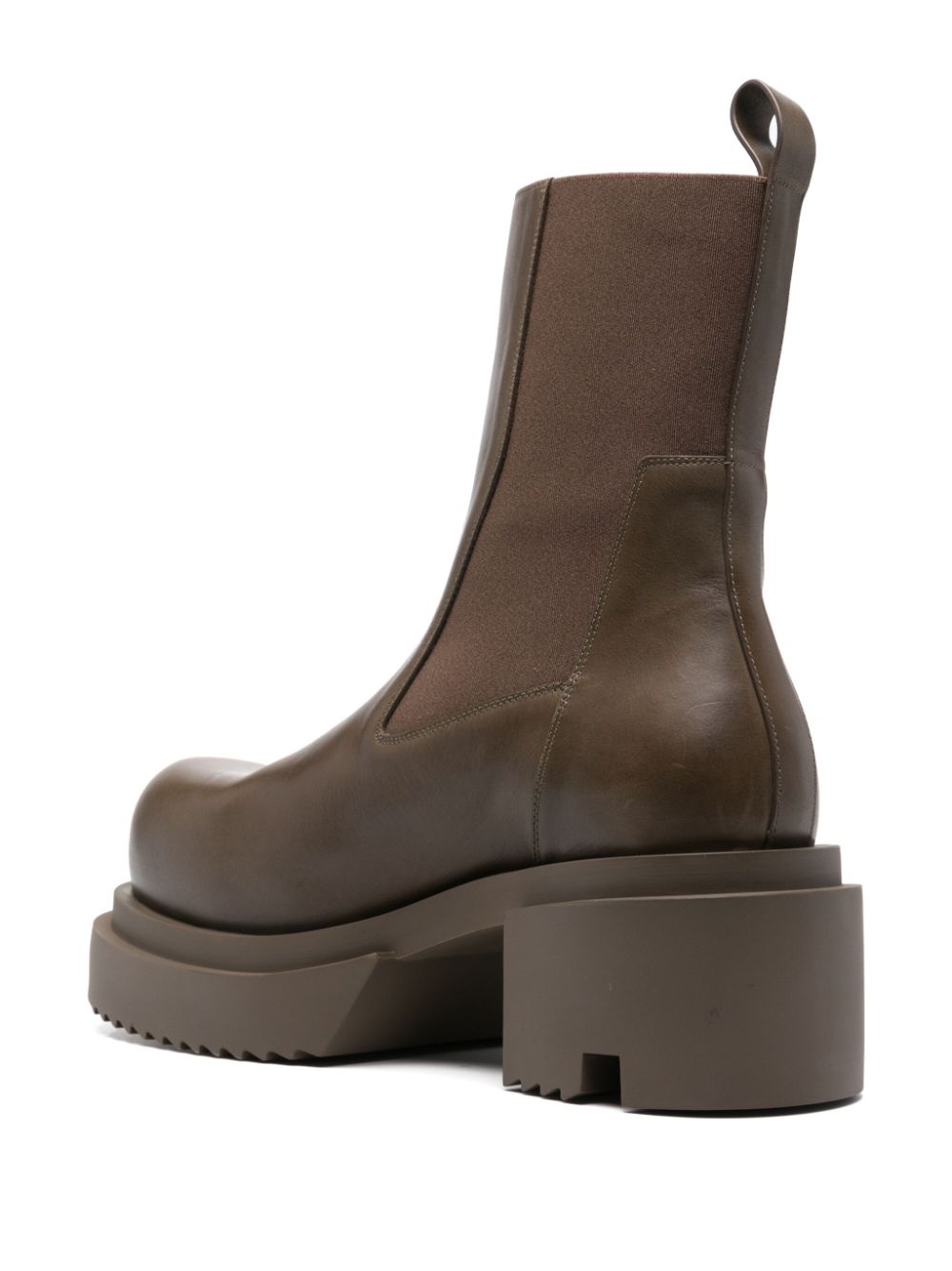 Rick Owens 75mm Beatle Bogun boots Green