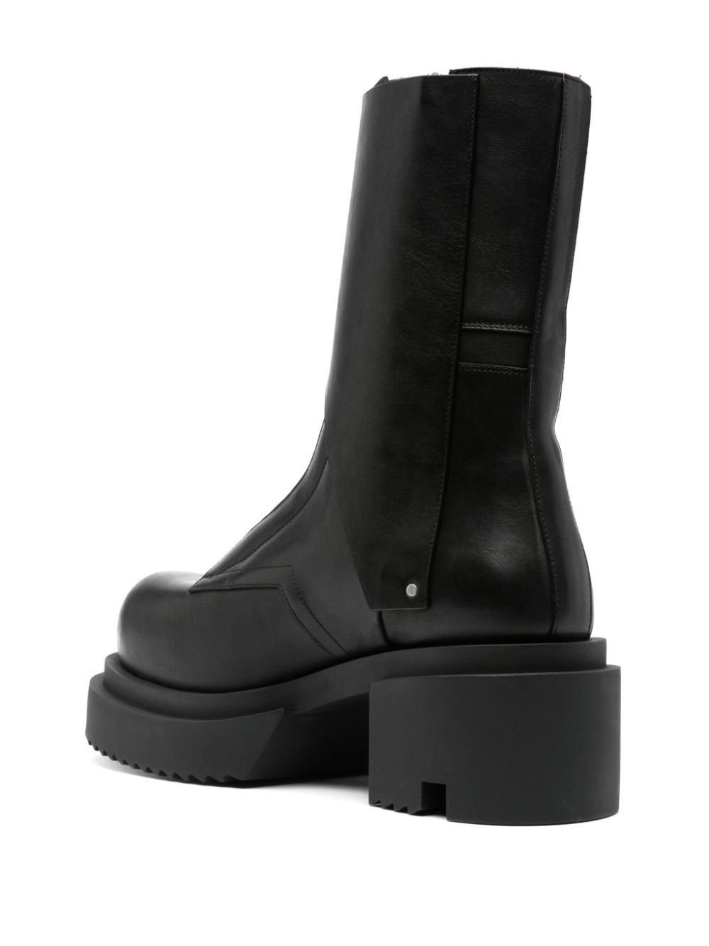 Rick Owens 80 mm Field Bogun laarzen Zwart