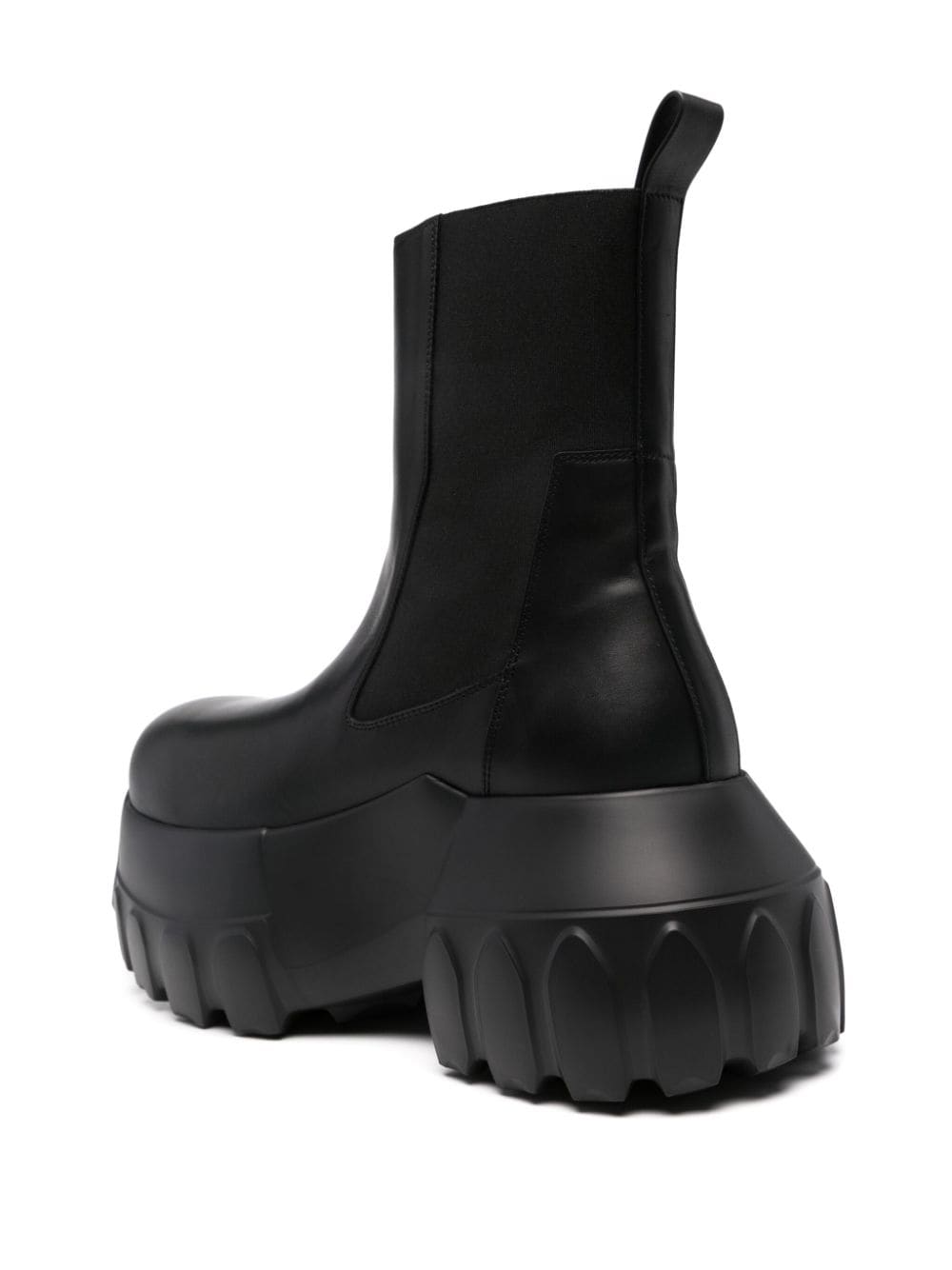 Shop Rick Owens Beatle Mega Tractor Boots In Black