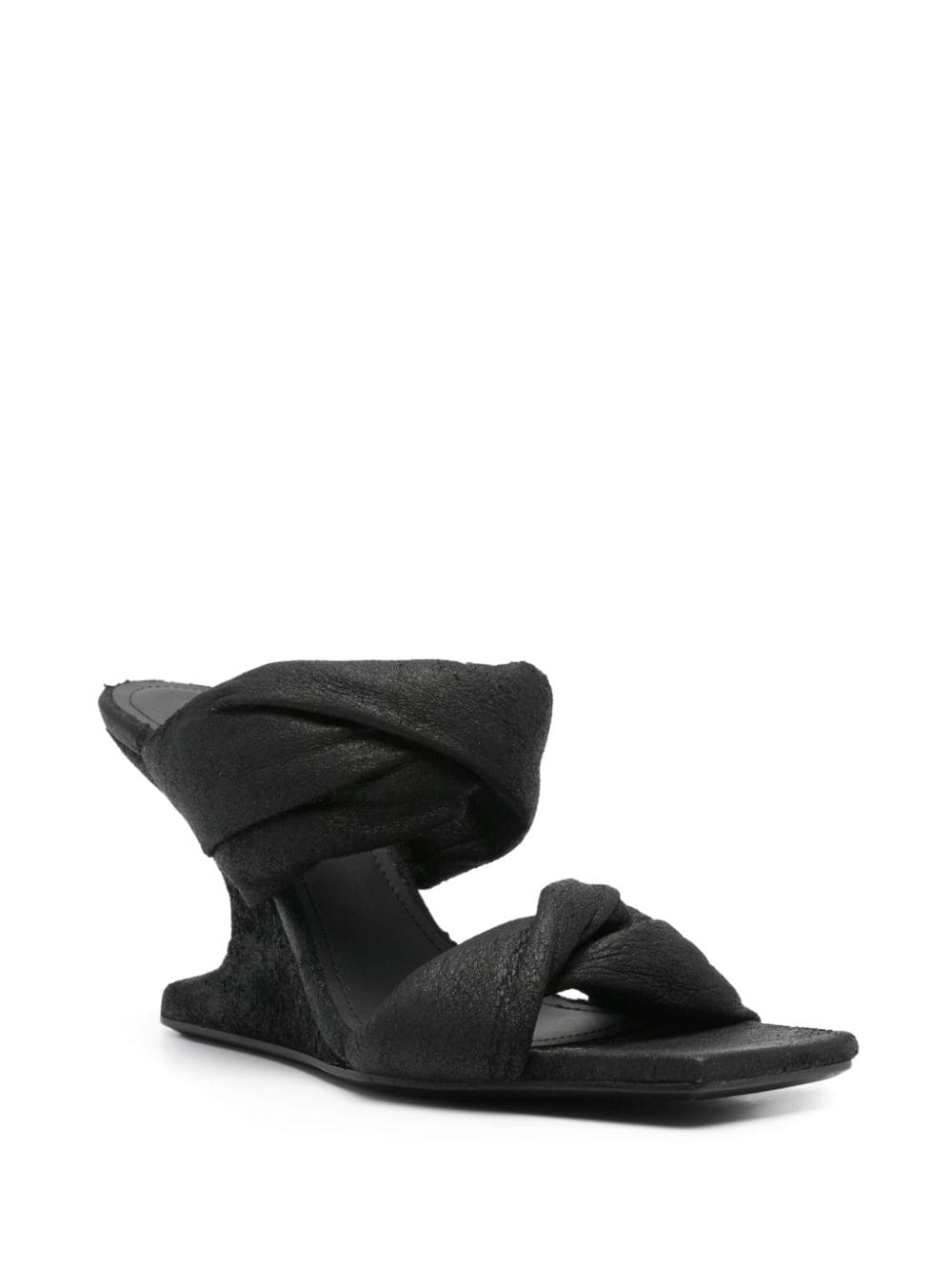 Rick Owens 80mm Cantilever mules - Zwart