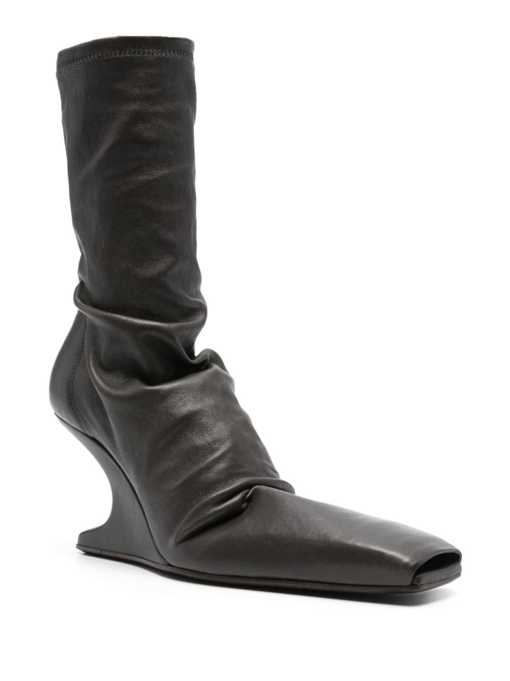 Rick Owens 85 mm Cantilever 8 soklaarzen - Bruin