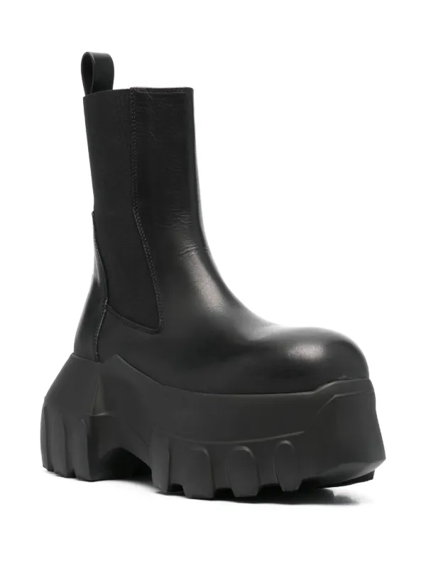 Rick Owens Beatle Mega Tractor Boots | Black | FARFETCH