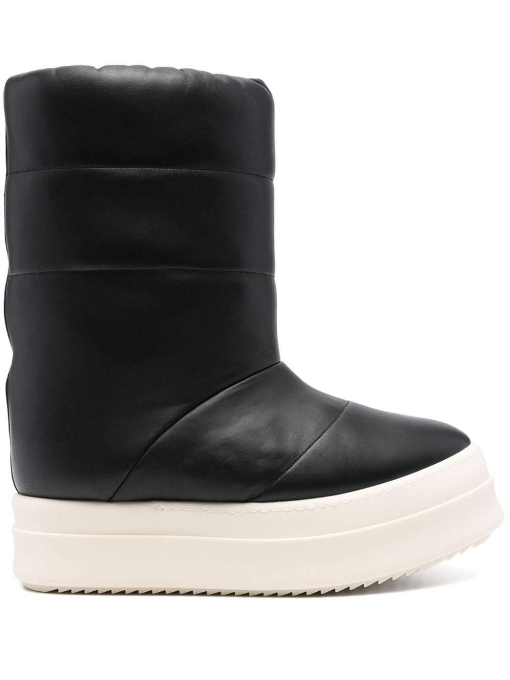 Shop Rick Owens Mega Bumper Lunar Boots In Black