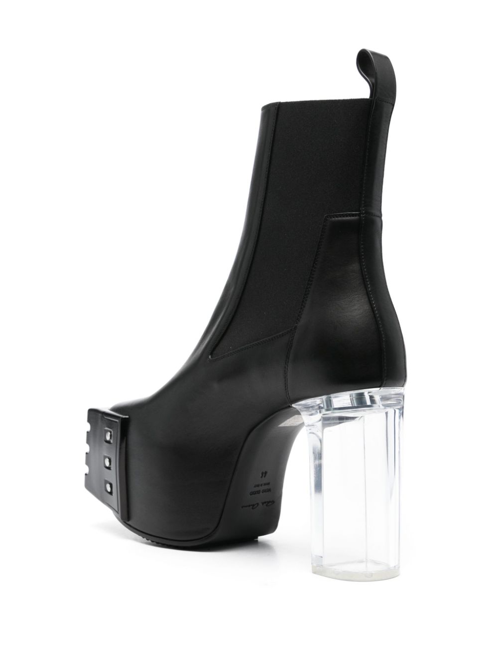 Rick Owens 120 mm Grilled Kiss 45 laarzen Zwart