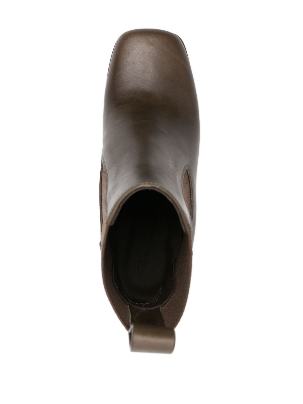 Rick Owens Beatle Banana 125 mm laarzen Bruin