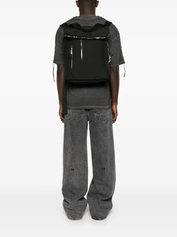 Rick Owens Cargo Backpack | Black | FARFETCH JO
