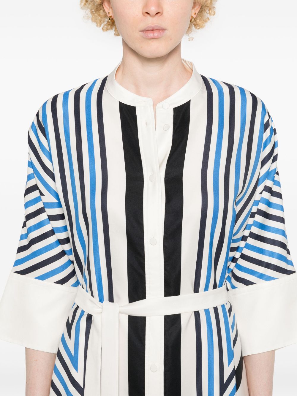 JOSEPH Dania striped shirtdress Women