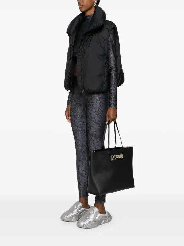 トートバッグ JUST CAVALLI Woman Tote bags Black 76RA4BB1ZS766 899 Just Cavalli Outlet: Handbag woman - Black | Just Cavalli
