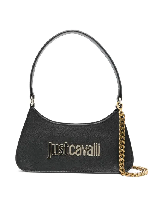 Sac porté épaule à plaque logo - Just Cavalli - Modalova
