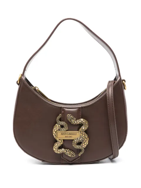 Just Cavalli logo-buckle tote bag