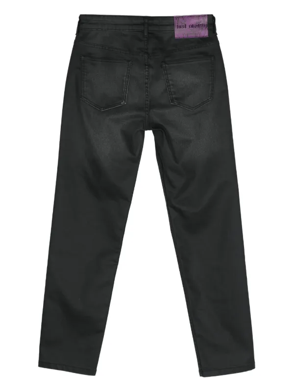 パンツ Just Cavalli skinny pants size28 Just Cavalli Coated Skinny Jeans | Black | FARFETCH