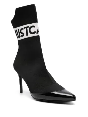ショートブーツ・ブーティ JUST CAVALLI Woman Flat ankle boots Black 77RA3S62ZSS58 899 ショートブーツ・ブーティ JUST CAVALLI Woman Flat ankle boots