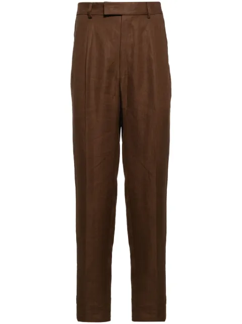 Zegna pantalones slim con pinzas