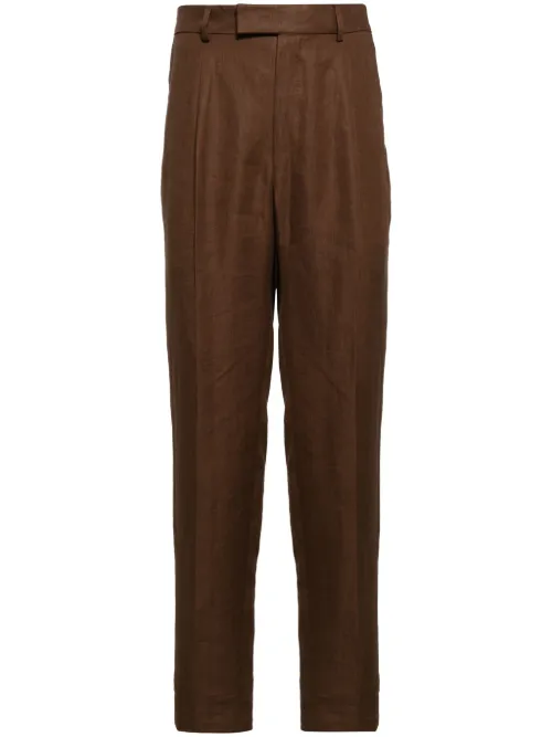 Pantalon slim à design plissé - Zegna - Modalova