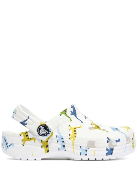 Crocs Kids Classic dinosaur-print clogs