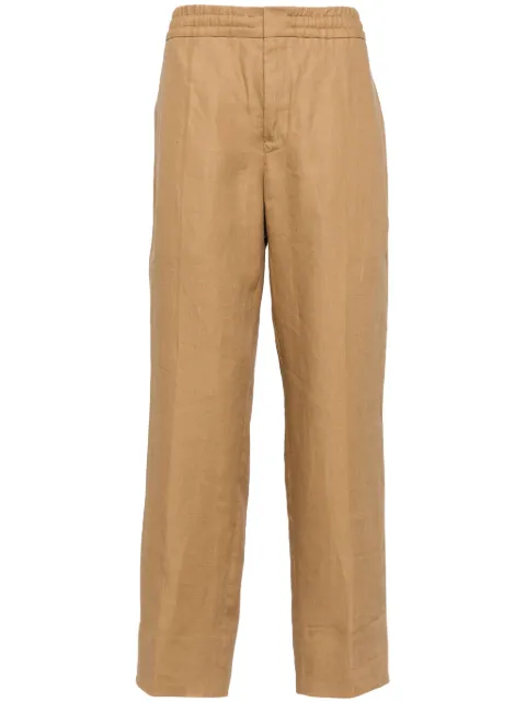 Zegna pantalones slim con pretina elástica