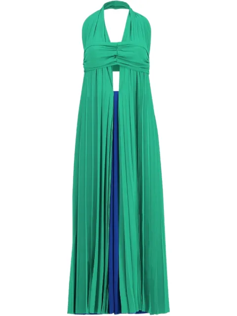 Zeus+Dione vestido midi con cuello halter