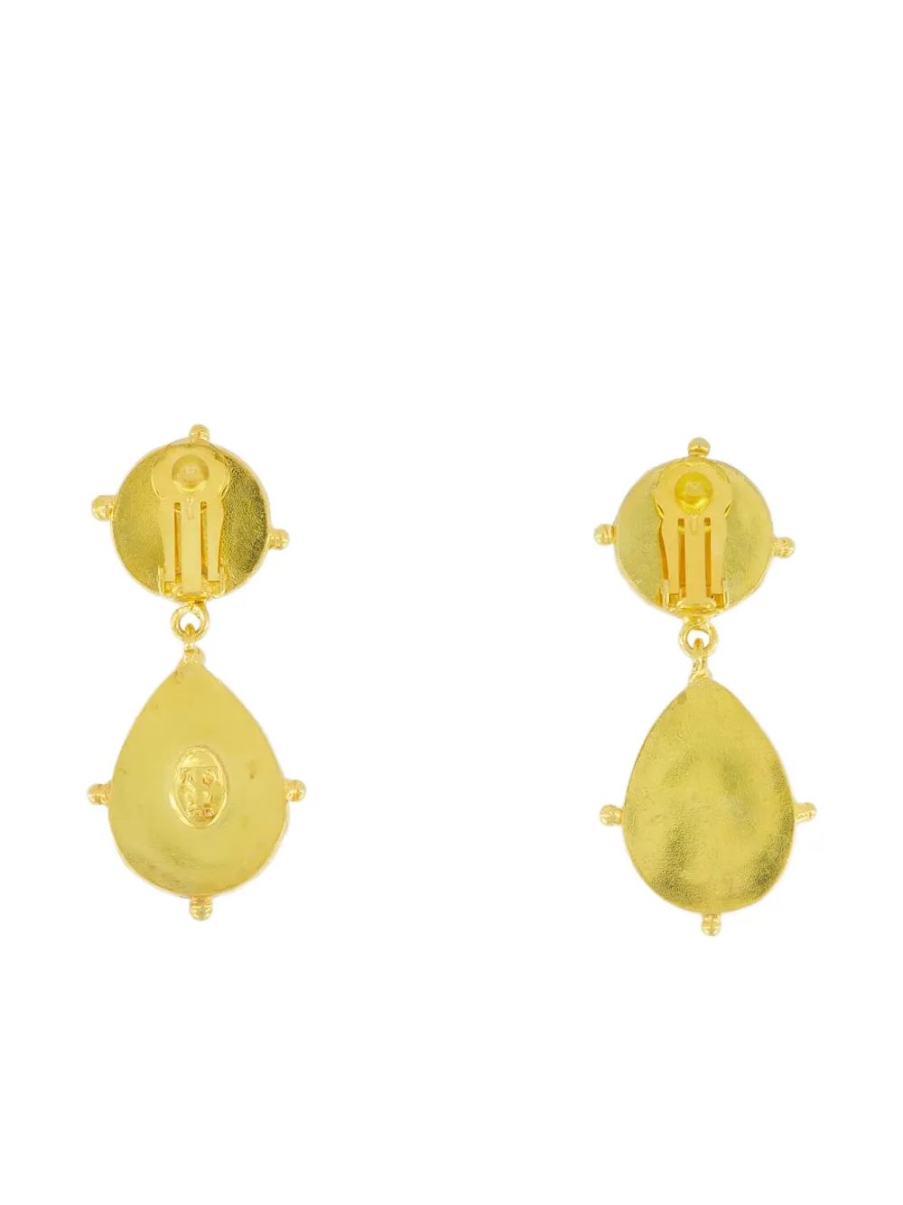 Sylvia Toledano 2 Pierres Dots oorbellen met labradoriet - LAB LABRADORITE