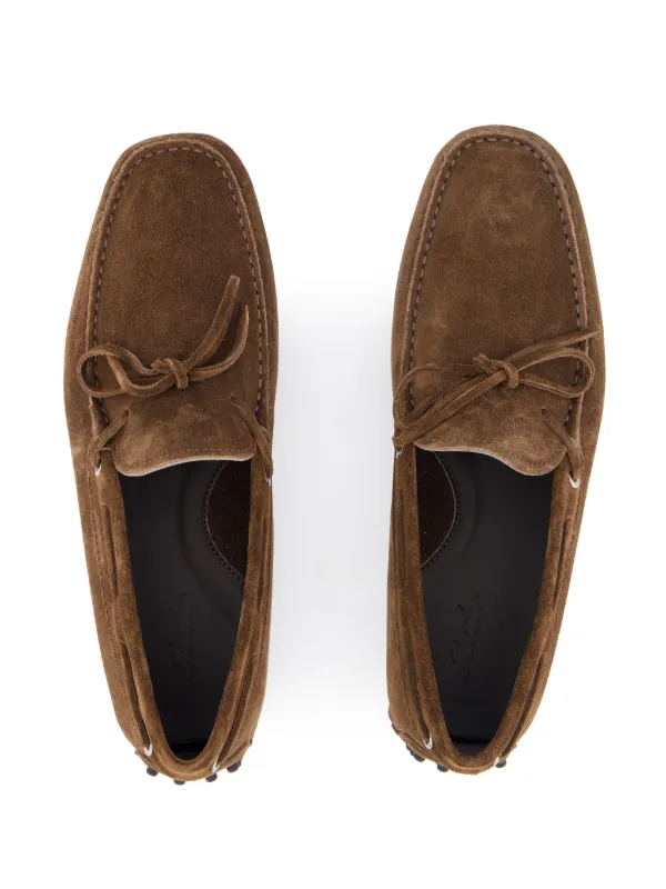 Aurélien lace-up Suede Driving Shoes | Brown | FARFETCH HK