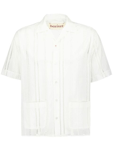 Baziszt Nessma openwork cotton shirt