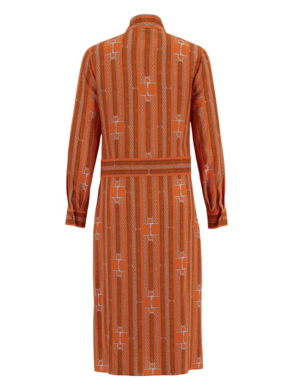 Gucci グラフィック ドレス | オレンジ | FARFETCH JP