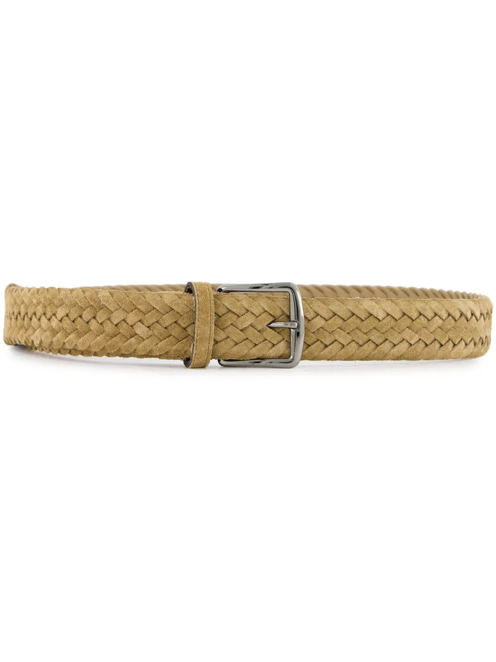 woven suede belt
