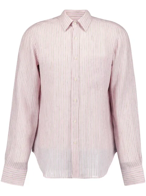 120% Lino striped linen shirt