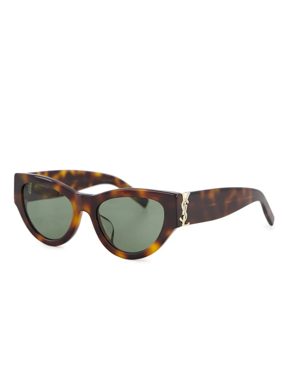 Saint Laurent Eyewear Zonnebril met cat-eye montuur - Bruin