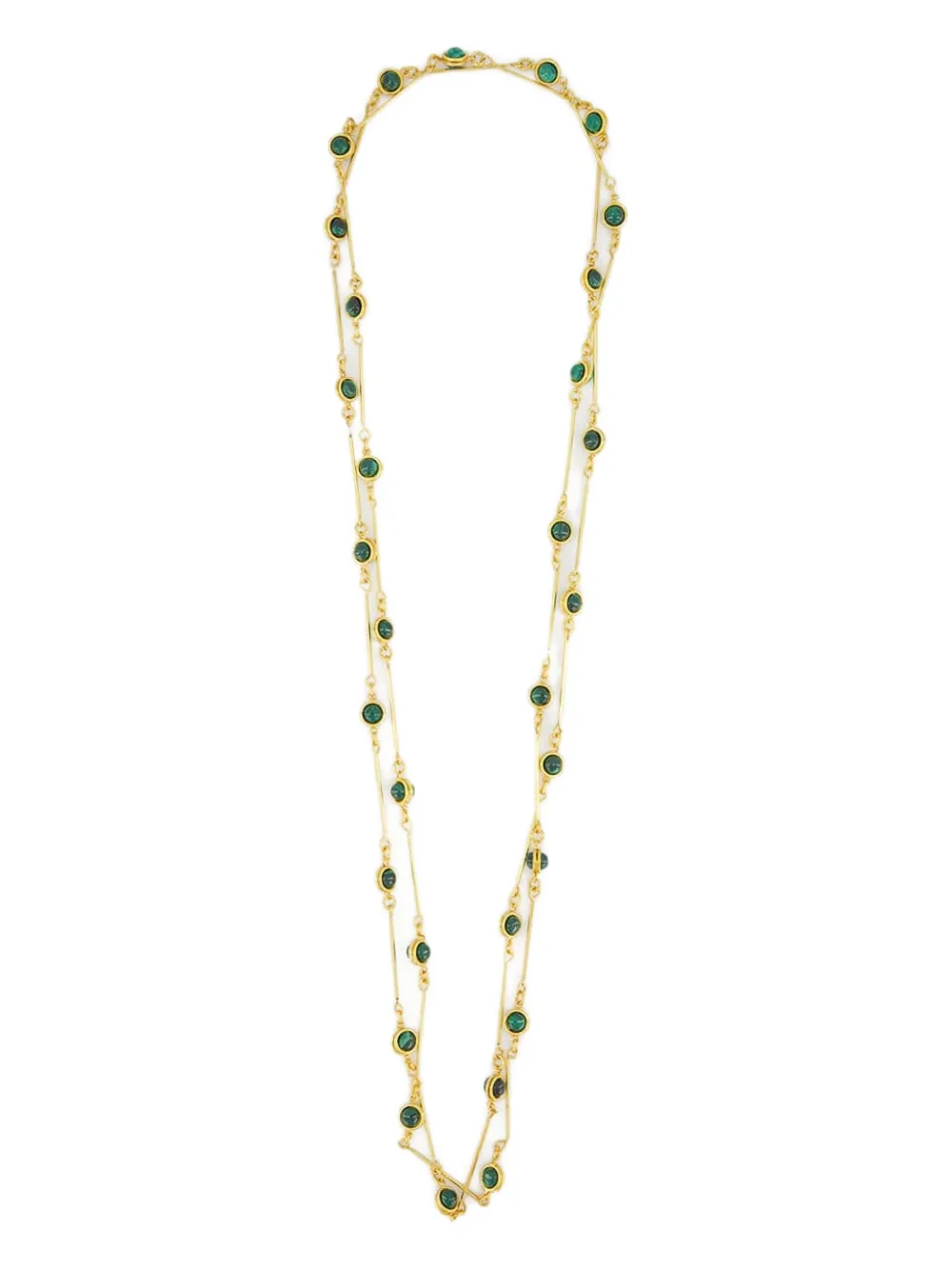 Sylvia Toledano Collana Candies con malachite - Oro