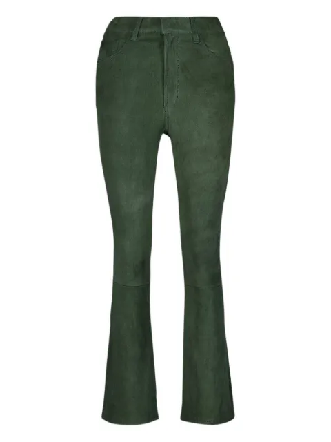 PAULA Zircon  suede flared trousers