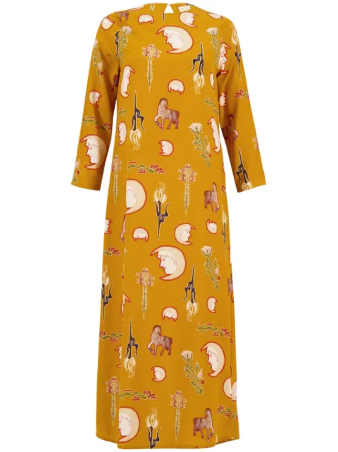 PAULA Gray maxi dress