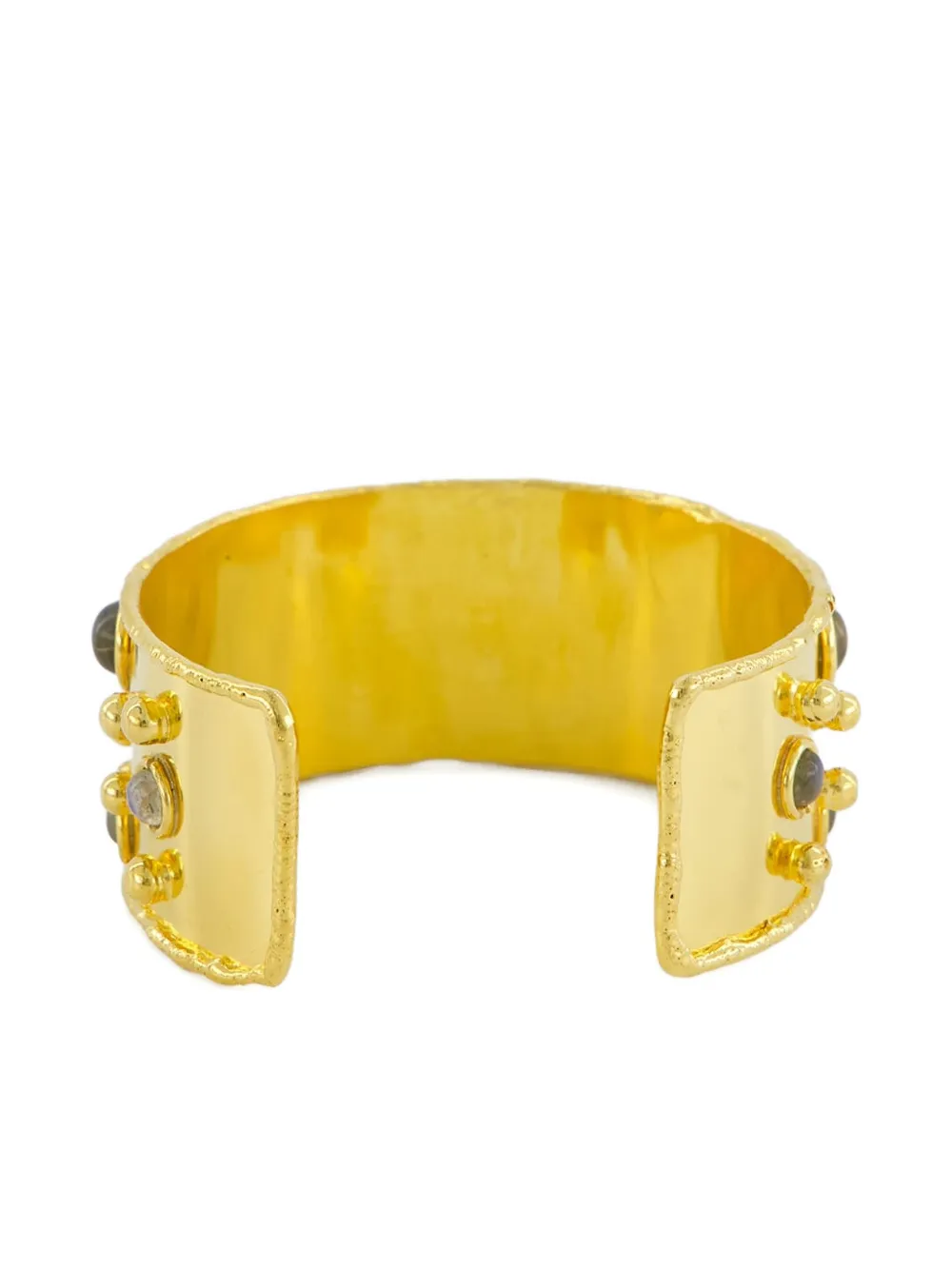 Sylvia Toledano Byzance kralenarmband met labradoriet - Geel