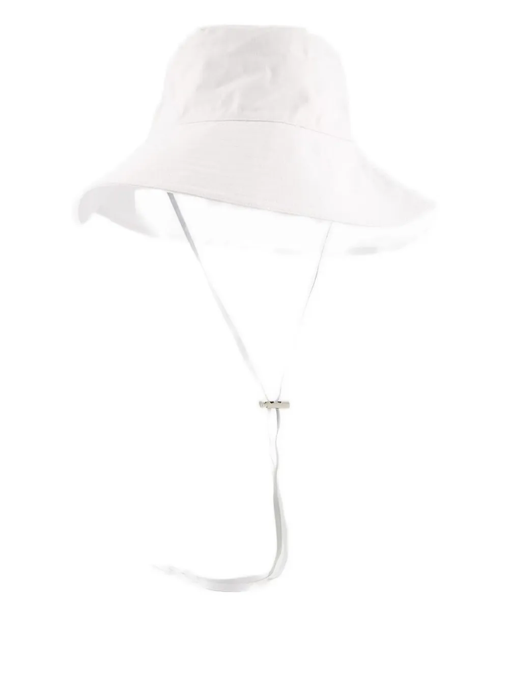 Sensi Studio Adjustable-band Linen Hat In White