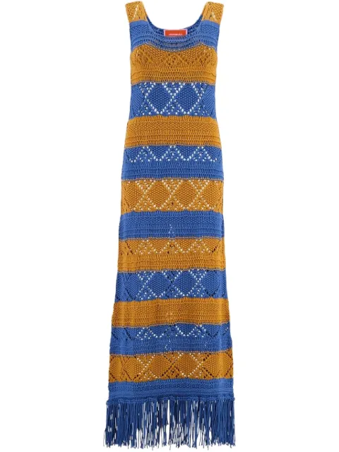 La DoubleJ striped knitted dress