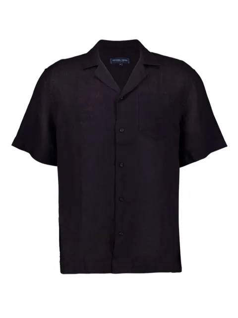 Frescobol Carioca Angelo camp-collar linen shirt
