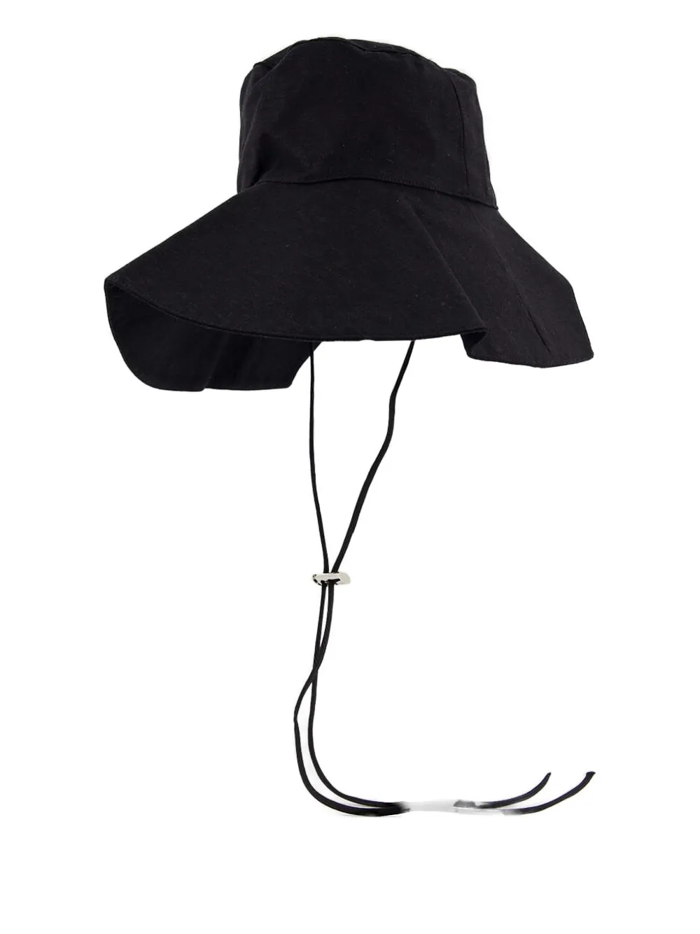 Sensi Studio Asymmetric Safari Bucket Hat In Black