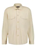 Frescobol Carioca Nuno long-sleeve pocket shirt jacket - Neutrals