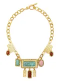 Aurelie Bidermann Malli multi-stone necklace - Gold