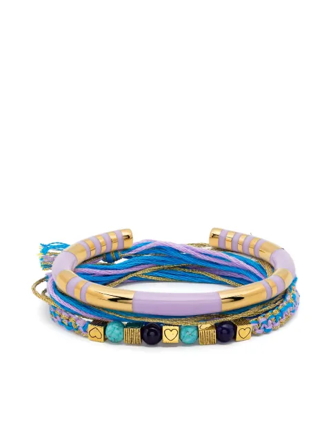 Aurelie Bidermann Honolulu and Positano bracelet (set of two)