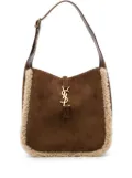 Saint Laurent small Le 5 à 7 suede shoulder bag - Brown