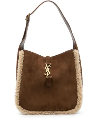 ショルダーバッグ・ポシェット Saint Laurent Suede Small Le 5 A 7 Soft Shoulder Bag SAINT LAURENT Le 5 à 7 Supple small suede shoulder bag | NET