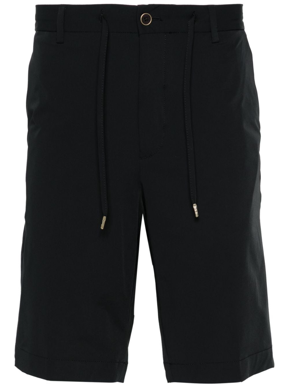 Briglia 1949 Chino shorts met trekkoordtaille Zwart