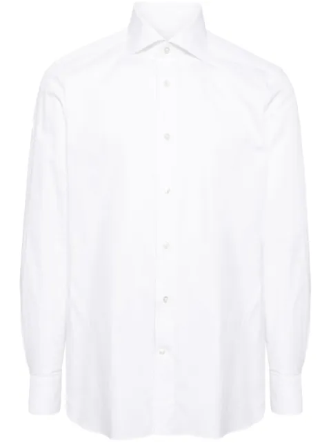 Zegna camisa con cuello italiano