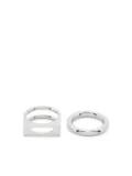 Tom Wood Cage rings (set of two) - Silver