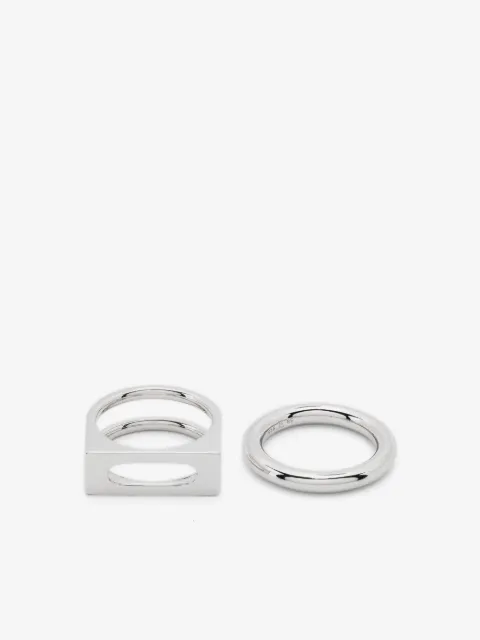 Tom Wood Cage rings (set of two)