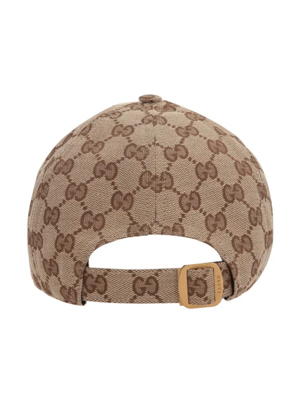 Gucci Original GG baseball hat men Polyester Cotton Polyamide Cotton Viscose L Brown