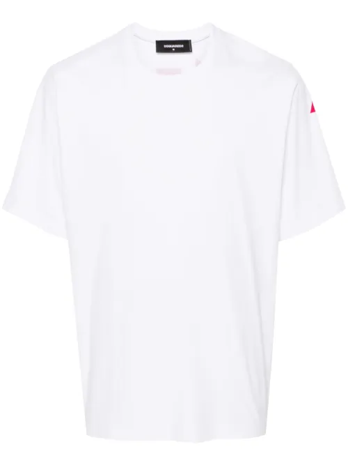 T-shirt en coton à logo imprimé - DSQUARED2 - Modalova