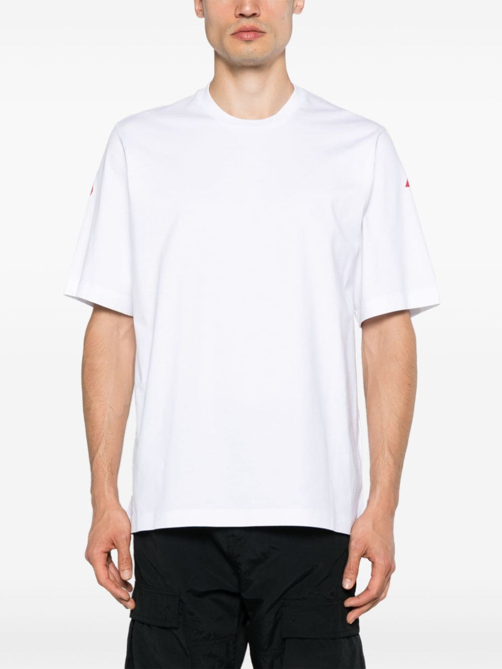 Shop Dsquared2 Logo-print Cotton T-shirt In Weiss